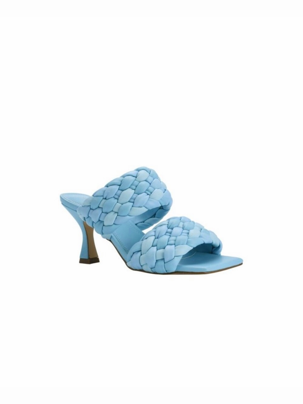Marc Fisher Light Blue Braided Toree Heeled Sandals
